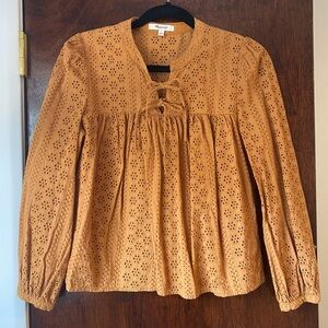 Madewell Mustard Top, Size Small